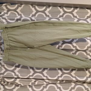 CALIA by Carrie Underwood Olive Green Track Joggers